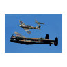 Lancaster Bomber and Spitfires